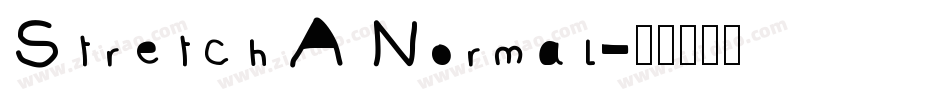 Stretch A Normal字体转换